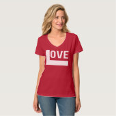 Liefdesverklaring Rood T-shirt (Voorkant volledig)