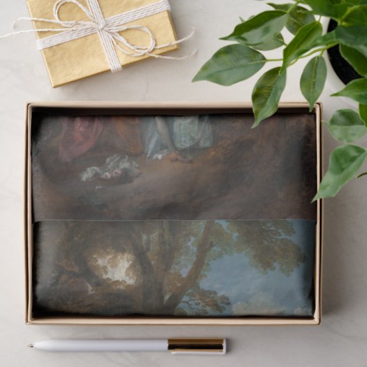 Liefdesverklaring van Nicolas Lancret Tissuepapier (Geschenk)