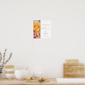 Liefdesverklaring Yellow Rose Square Poster (Keuken)