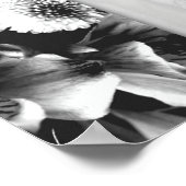 Liefdesverklaring Zwart-wit Afbeelding Poster (Hoek)