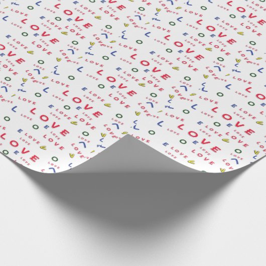 liefdesverpakkingspapier cadeaupapier (Hoek)