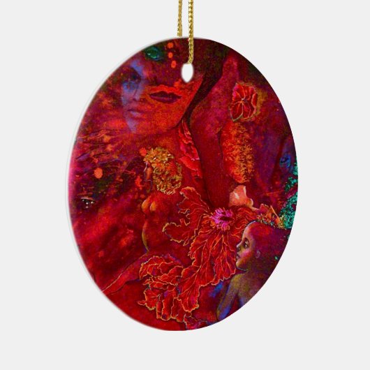 liefdesversiering keramisch ornament (Rechts)