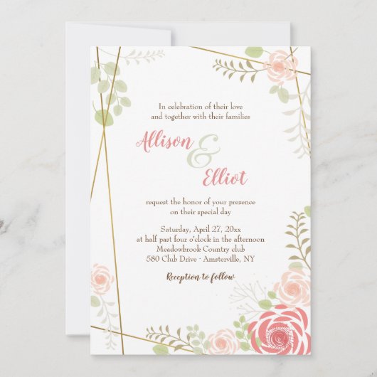 Liefdesviering Uitnodiging (Voorkant)