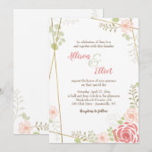 Liefdesviering Uitnodiging (Voorkant / Achterkant)