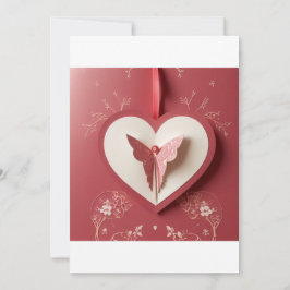 Liefdesvlinder uitnodiging