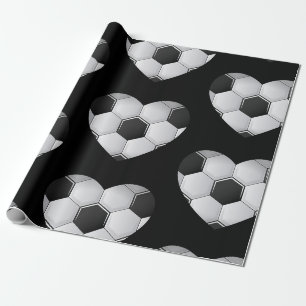liefdesvoetbal football hartsporten atletisch cadeaupapier