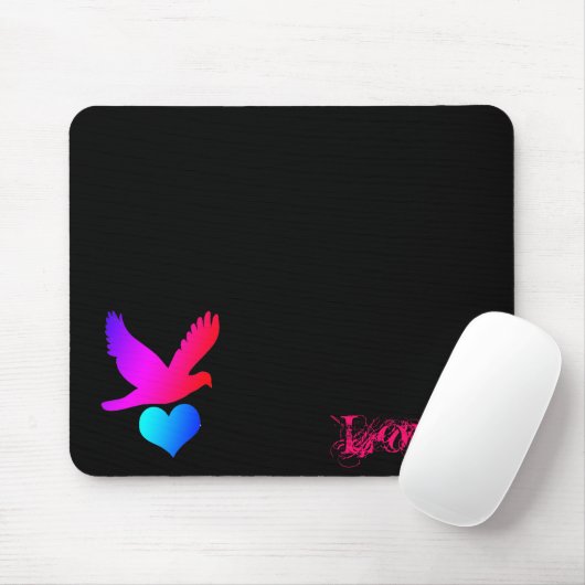 Liefdesvogel 2 muismat (Met muis)