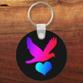 Liefdesvogel 2 sleutelhanger (Voorkant)