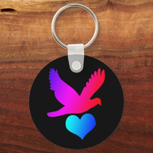 Liefdesvogel 2 sleutelhanger (Voorkant)