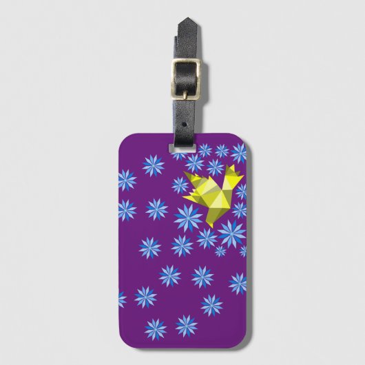 LIEFDESVOGEL BAGAGELABEL (Voorkant (verticaal))