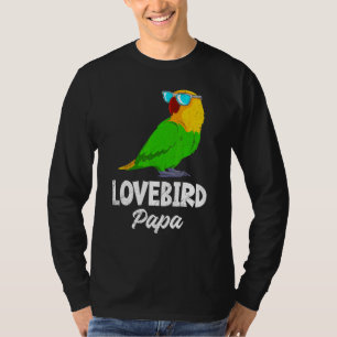 Liefdesvogel papa Liefdesvogels Papegaai Eigenaar T-shirt