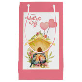 Liefdesvogel Valentijnsdag Kleine Cadeautas (Voorkant)
