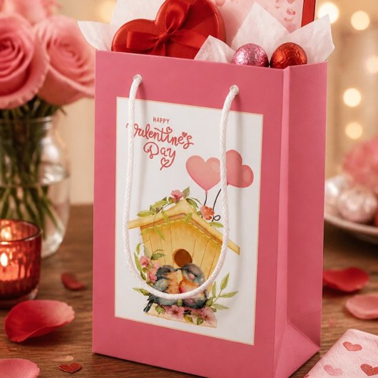 Liefdesvogel Valentijnsdag Kleine Cadeautas