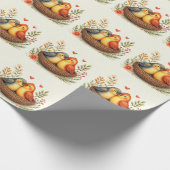 Liefdesvogels Cadeaupapier (Hoek)