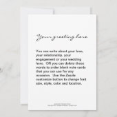 Liefdesvogels film liefhebber bioscoopfan romantic kaart (Achterkant)