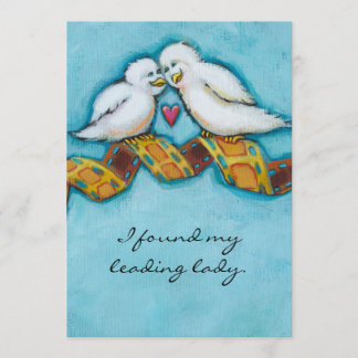 Liefdesvogels film liefhebber bioscoopfan romantic kaart