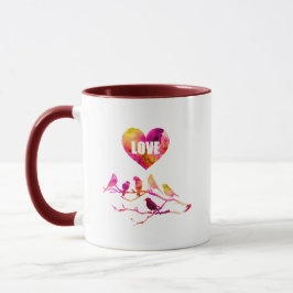 Liefdesvogels Hart Mok
