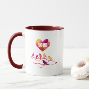 Liefdesvogels Hart Mok
