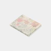 Liefdesvogels Hart Rode Kunstcollage Post-it® Notes (Schuin)