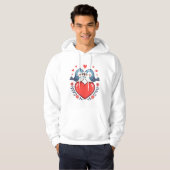 Liefdesvogels Hoodie (Voorkant volledig)