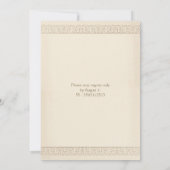 liefdesvogels huwelijksjubileum vintage kaart (Achterkant)