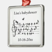 liefdesvogels, in afwachting van een toevoeging aa metalen ornament (Links)