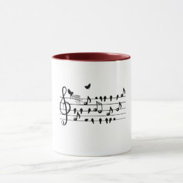 liefdesvogels, in afwachting van een toevoeging aa mok