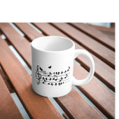 liefdesvogels, in afwachting van een toevoeging aa mok