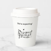 liefdesvogels, in afwachting van een toevoeging aa papieren bekers (Voorkant)