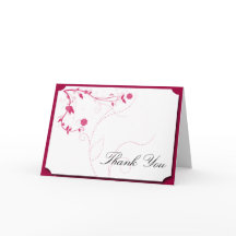 Liefdesvogels in Roze en Wit Dank Je Wel