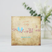  liefdesvogels/kleurrijke bloesems kaart (Staand voorkant)