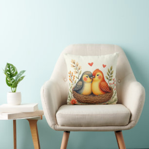 Liefdesvogels Kussen