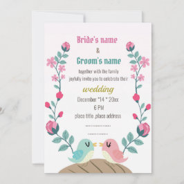 liefdesvogels lente bruiloft