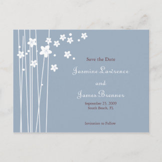 Liefdesvogels met Kersenbloesems Aankondigingskaart