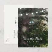 Liefdesvogels + Nacht van de dennenboom Save the D Aankondigingskaart (Voorkant / Achterkant)