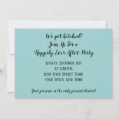 Liefdesvogels Schommel Winter Ontvangst Alleen Uit Kaart (Achterkant)