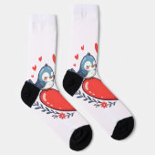 Liefdesvogels Sokken (Rechts)