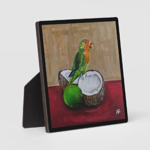 Liefdesvogels Tropisch Feest Schilderij van Alfred Fotoplaat