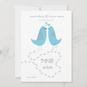Liefdesvogels Trouwdatum Bekendgemaakt Save The Date