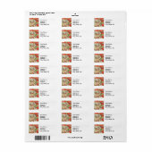 Liefdesvogels Vintage Antieke Hart Etiket (Full Sheet)
