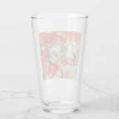 Liefdesvogels Vintage Antieke Hart Glas (Achterkant)