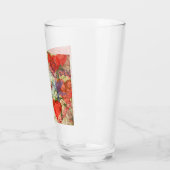 Liefdesvogels Vintage Antieke Hart Glas (Links)