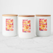 "Liefdesvolle voeding: je gezondheid, onze toewijd Voedselcontainer Etiket (Flessen)