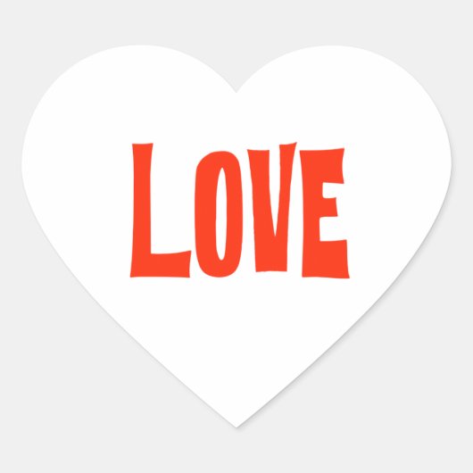 Liefdesvormige stickers (Voorkant)