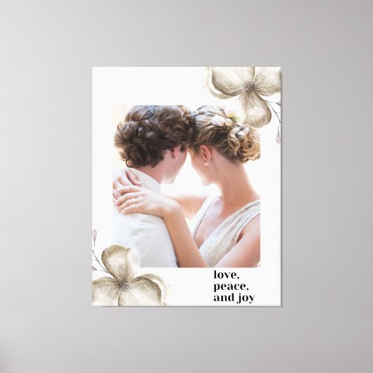 liefdesvrede canvas afdruk (Voorkant)