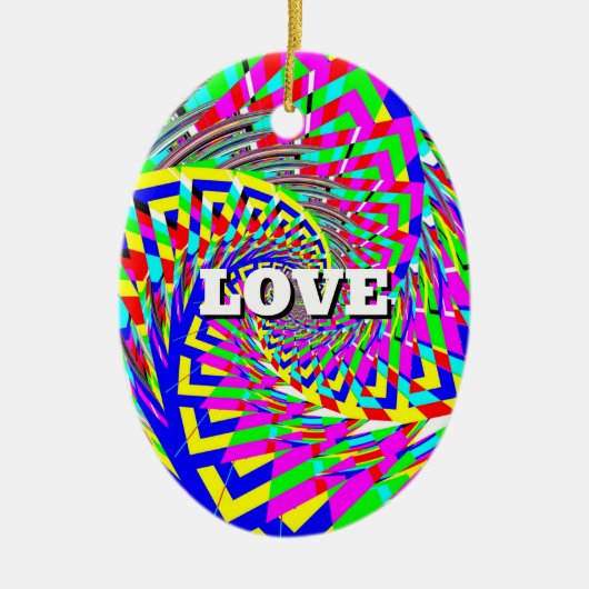 LIEFDESVREDESSPIRAAL KERAMISCH ORNAMENT (Voorkant)