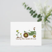 liefdeszaad briefkaart (Staand voorkant)