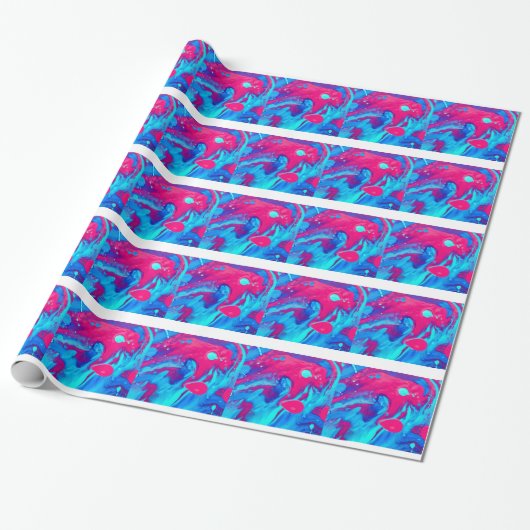 liefdeszirl cadeaupapier (Uitgerold)
