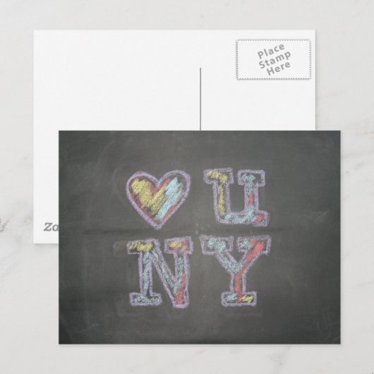 liefdeU NY Briefkaart (Voorkant / Achterkant)