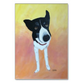 Liefdevol, bijwoord, hond thema lezing flashcards kaart (Voorkant)